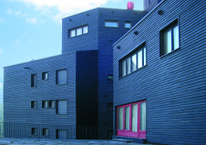 Cape-Cod-schwarze-Fassade-Rhombusleiste-Sonderfarbton