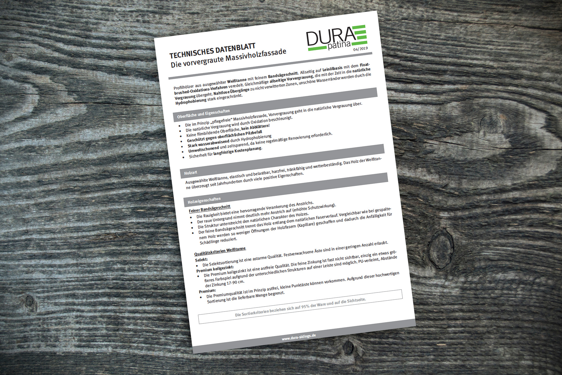 Datenblätter | Technische Informationen auf einen Blick