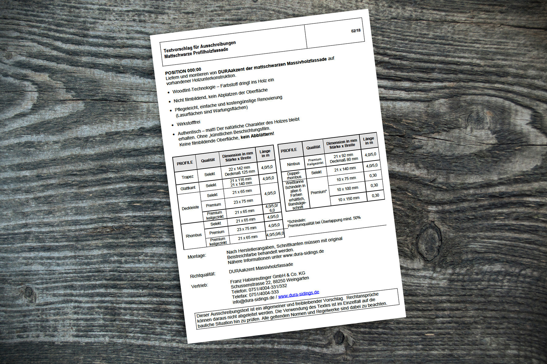 Ausschreibungen & Zertifikate